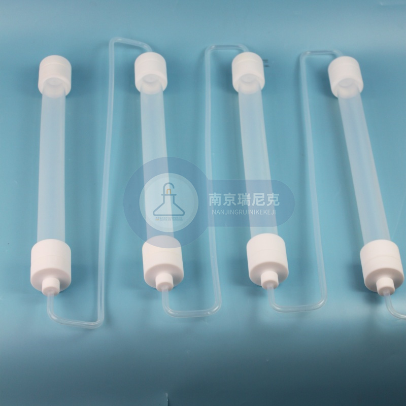 聚四氟乙烯过滤柱PFA过滤装置上下垫片半导体新材料氟化氢精馏柱