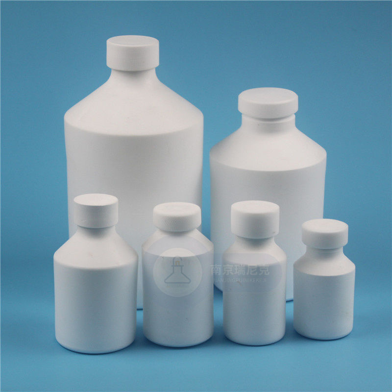特氟龙PTFE聚四氟乙烯试剂瓶耐酸碱