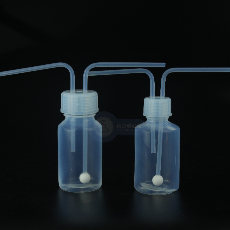 PFA洗气瓶腐蚀性气体收集瓶集气瓶冲击式吸收瓶250ml500ml1000ml