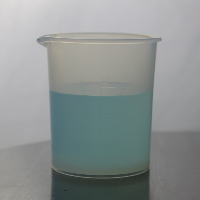 PFA烧杯带盖进口透明聚四氟材质耐酸碱带刻度稳定性好50ml
