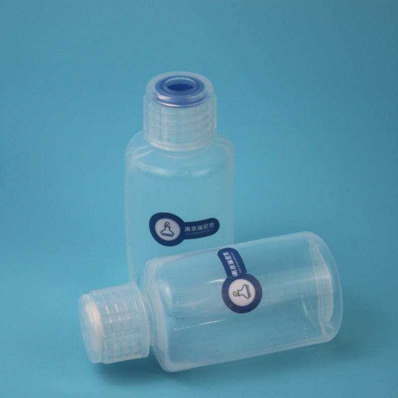 100ml塑料特氟龙取样瓶PFA定制插针式橡胶塞配套各厂家密闭取样器