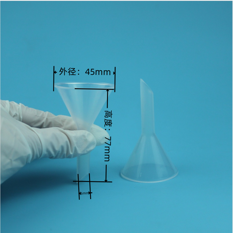 pfa四氟漏斗特氟龙四氟耐酸碱耐高温漏斗三角漏斗40mm